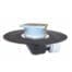 RECEPTOR ACOPERIS VALRain IESIRE ORIZONTALA DN75/110 CU GULER DIN BITUM SI GRATAR INOX 137x13