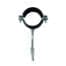 VALEasy FIXING CLAMP D.110 WITH STEEL/ZINC WALL PLUG, ANTI-NOISE GASKET