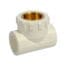 WHITE PPR VALDuotherm T-FITTING D. 32x3/4"F