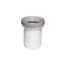 VALRain WHITE HDPE CONNECTOR D.110 WC FOR WALL DISCHARGE