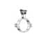 GALVANIZED PIPE CLAMP VALRain "RAINPLUS" WITH MOUNTING BRACKET, 50 mm