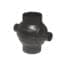 VALRain PEHD Sphere Branch Fitting, 180°, DN 110, 2 D1 Outlets.   90
