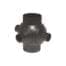 VALRain HDPE SPHERE BRANCH 90° D.110 3 OUTLETS D1.   75