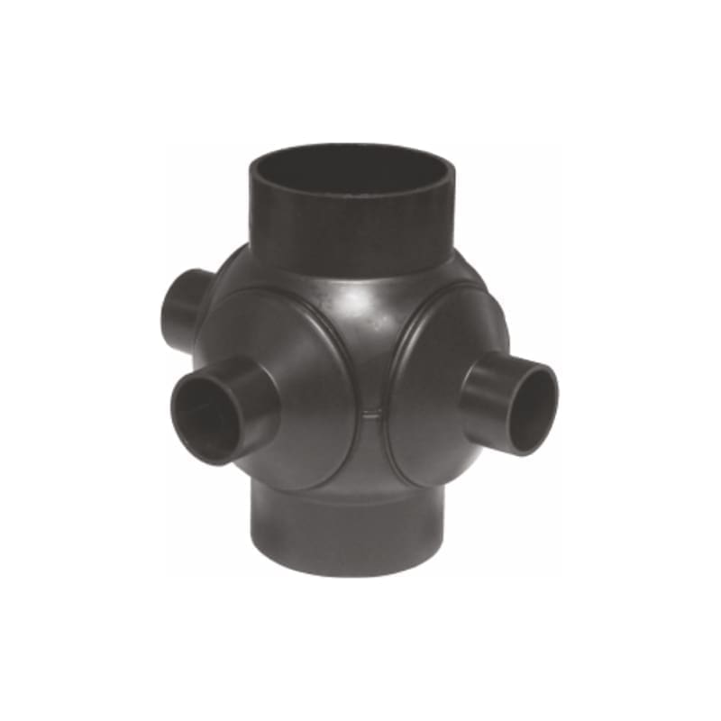 136941_l.jpeg VALRain PEHD Spherical Branch Fitting, 90°, DN 125, 3 x DN 125 Outlets