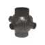 VALRain HDPE 90° SPHERE MANIFOLD D.125 4 OUTLETS D1.   56