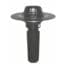 VALRain Renovation Roof Drain DN110 with Insulating Collar, Stainless Steel Flange, and Dome Strainer