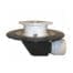 VALRain PP Horizontal Roof Drain DN 75/110 with Insulating Collar and Grate 148x137