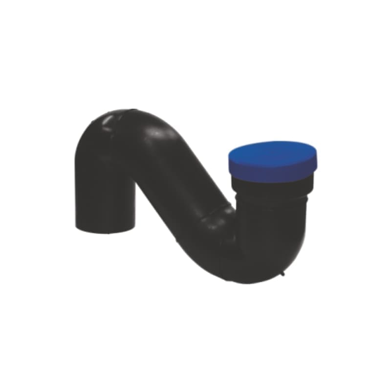 136996_l.jpeg VALRain P-TRAP D.110 0° FOR TURKISH WC WITH GASKET AND CAP