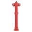 VALWater Above-Ground Breakaway Hydrant PN10/PN16 DN 80, Frost Depth 1.25m