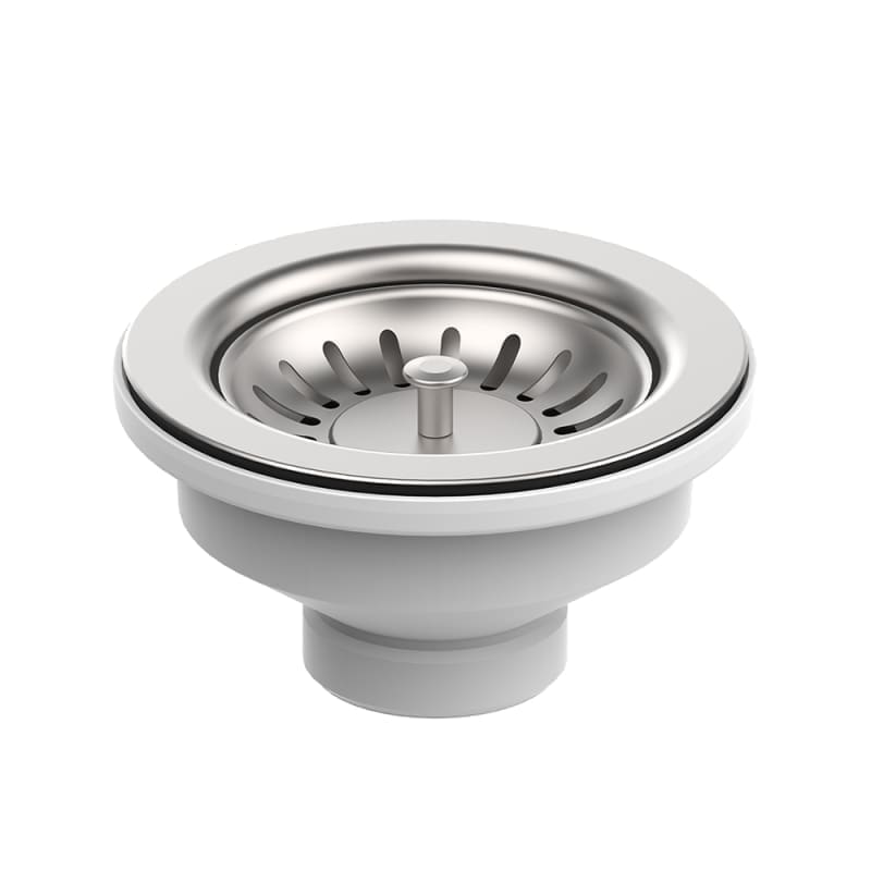 138196_l.jpeg KITCHEN SINK STRAINER VALEasy D.114x1"1/2xHmax 61 WITH STAINLESS STEEL CLOSING SCREEN