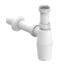WHITE PP "GERMAN"-TYPE KITCHEN SINK TRAP VALEasy D.40-1"1/2"