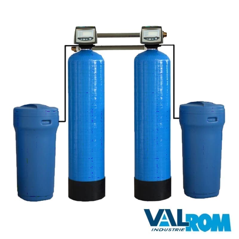 138633_l.jpeg VALHOH SOFT 225 TWIN WATER SOFTENING SYSTEM WITH PERFORMA VALVE Q=6.3 m³/h WITH BY-PASS