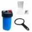 COLD WATER FILTER HOUSING BB D10 1" WITH MOUNTING BRACKET, SCREWS AND WRENCH MAX 6 BAR
