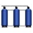 VALHOH 3x100 MULTI P MULTI-TANK SYSTEM WITH COCONUT SHELL ACTIVATED CARBON Q=7.8m³/h