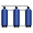 VALHOH 4x100 MULTI P Multi-Tank System with Coconut Shell Activated Carbon, Q=10.4 m³/h