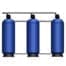VALHOH 3x100 Multi P multi-tank sediment filtration system, Q=6.9 m³/h