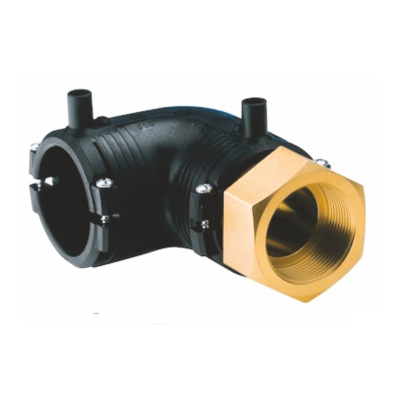 139376_l.jpeg VALGasio 90° Electrofusion Elbow, PE/Brass Female Thread, D.63x2''FI, SDR11