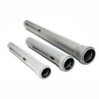 VALEasy fire-retardant PVC gray pipe, socket with gasket, D.40 L3000