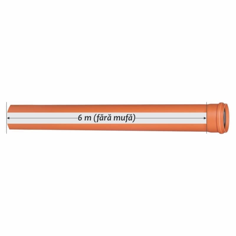 142104_l.jpeg VALPlast Multilayer PVC Pipe D.200x4.9mm SN4 Length 1M