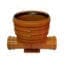 VALPlast PP INSPECTION CHAMBER BASE D.400 1IN/1OUT D.250