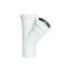 PVC 4SILENCE PHONO Y-BRANCH 45° D.110X110