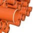 VALPlast PVC MULTI-LAYER PIPE SOCKET D.200x 5.9mm SN8 L6m